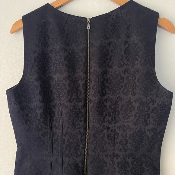 Tahari Textured Sleeveless Sheath Dress - Picture 3 of 8